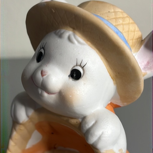 MSR Imports, Inc. Easter Egg Holder Top Hat Bunny Porcelain Vintage 1986 - Picture 7 of 7